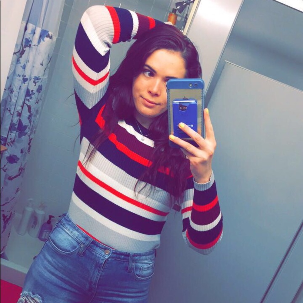 Striped sweater!!